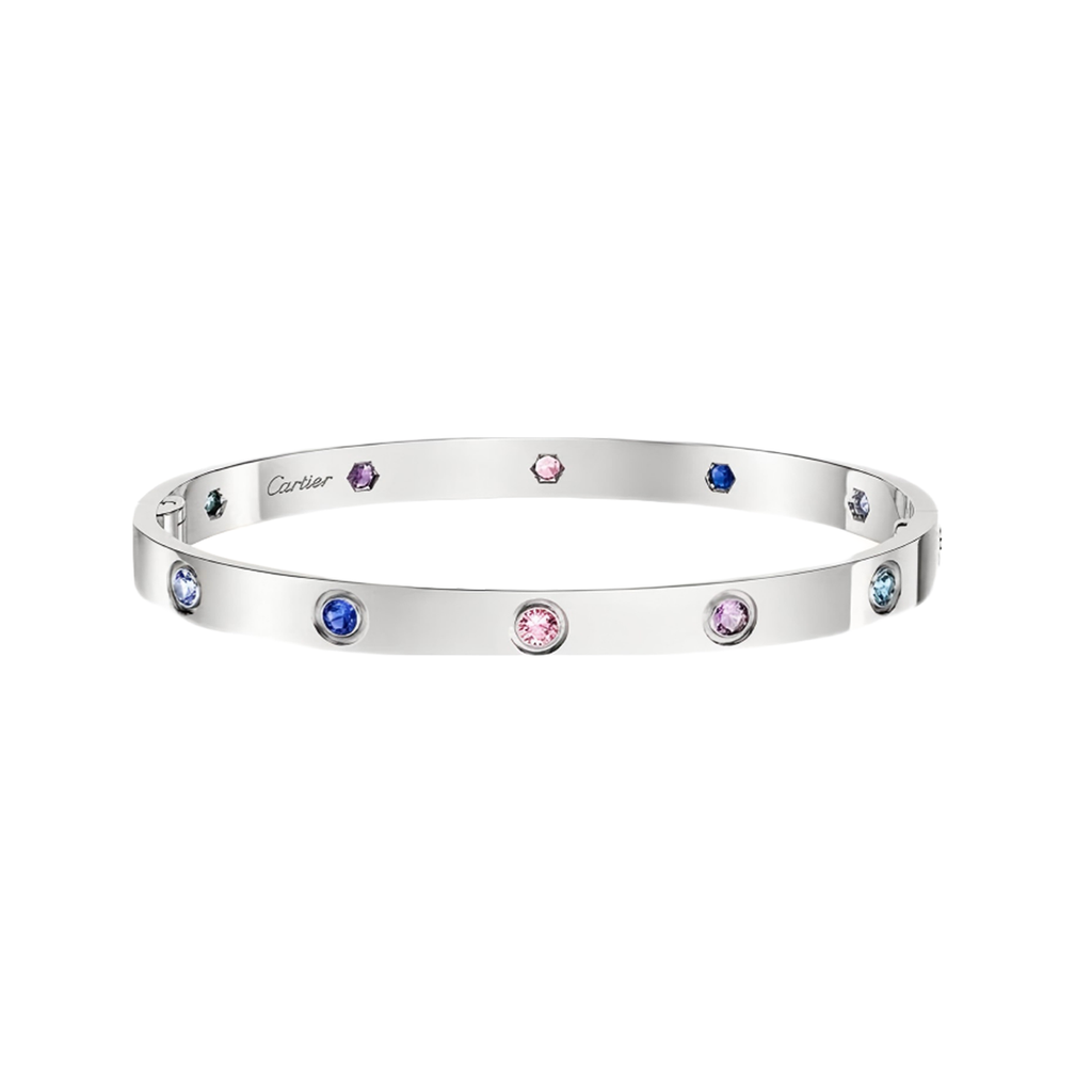 [LUXE JEWELRY]2026 RAINBOW LOVE BRACELET 6.1MM  10 DIAMONDS