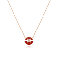 [Luxe]JEUX DE ROSE GOLD DIAMOND NECKLACE