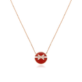 [LUXE JEWELRY]JEUX DE ROSE GOLD DIAMOND NECKLACE