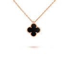 [LUXE JEWELRY]CLOVER MINI 9.5MM CARNELIANS NECKLACE COLLECTION