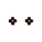[LUXE JEWELRY]CLOVER  15MM DIAMOND EARRINGS COLLECTION