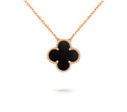 [LUXE JEWELRY]CLOVER 15MM SINGLE FLOWER NECKLACE COLLECTION