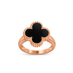 [LUXE JEWELRY]CLOVER RING ROSE GOLD COLLECTION