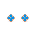 [LUXE JEWELRY]CLOVER  15MM DIAMOND EARRINGS COLLECTION