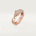 [LUXE JEWELRY] PANTHERE HALF DIAMOND SMALL RING