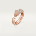 [LUXE JEWELRY] PANTHERE HALF DIAMOND SMALL RING