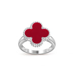[LUXE JEWELRY]CLOVER SILVER RING COLLECTION