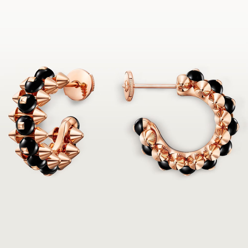 [LUXE JEWELRY] CLASH 7.9MM AGATE CHALCEDONY EARRINGS