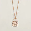 [Luxe]AMULETTE PEDANT ROSE GOLD NECKLACE