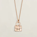 [Luxe]AMULETTE PEDANT ROSE GOLD NECKLACE