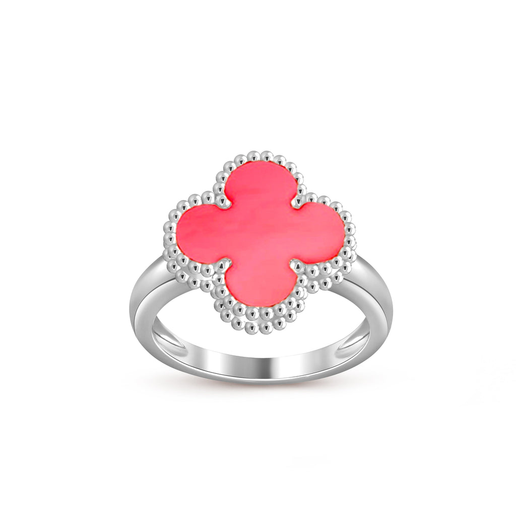 [LUXE JEWELRY]CLOVER SILVER RING COLLECTION