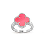 [LUXE JEWELRY]CLOVER SILVER RING COLLECTION