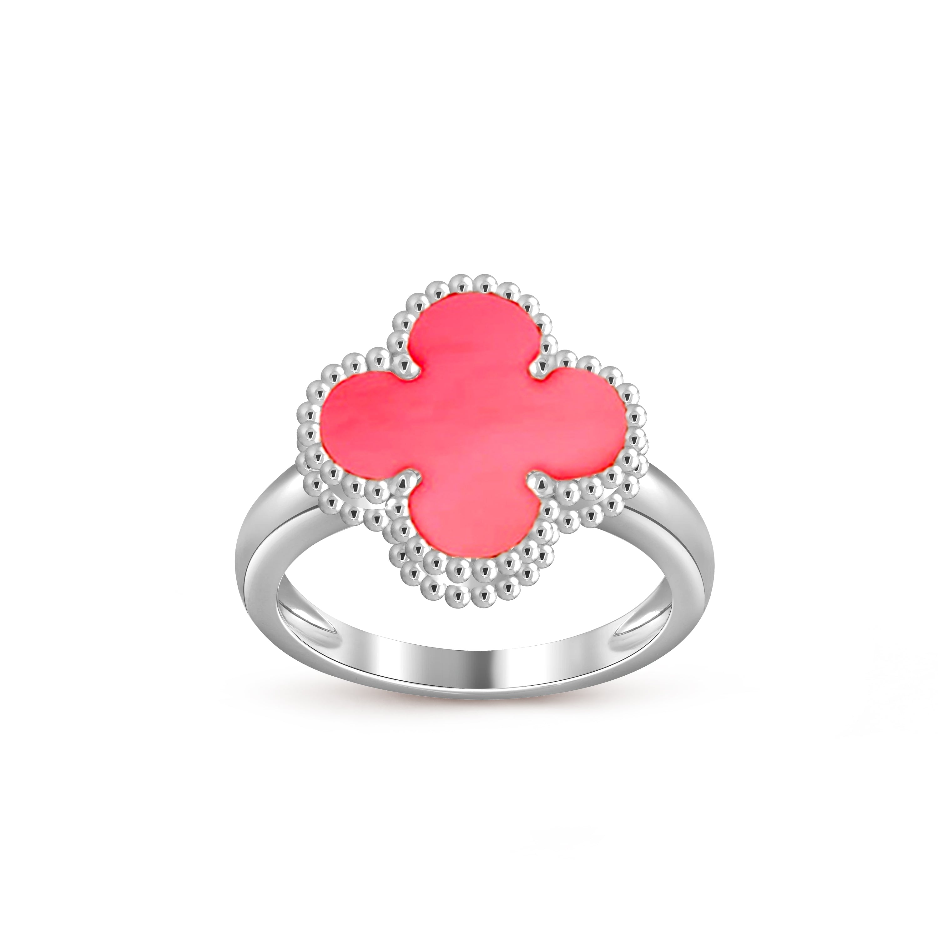 [LUXE JEWELRY]CLOVER SILVER RING COLLECTION