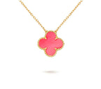 [LUXE JEWELRY]CLOVER 15MM SINGLE FLOWER NECKLACE COLLECTION