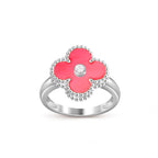 [LUXE JEWELRY]CLOVER SILVER DIOMND RING COLLECTION