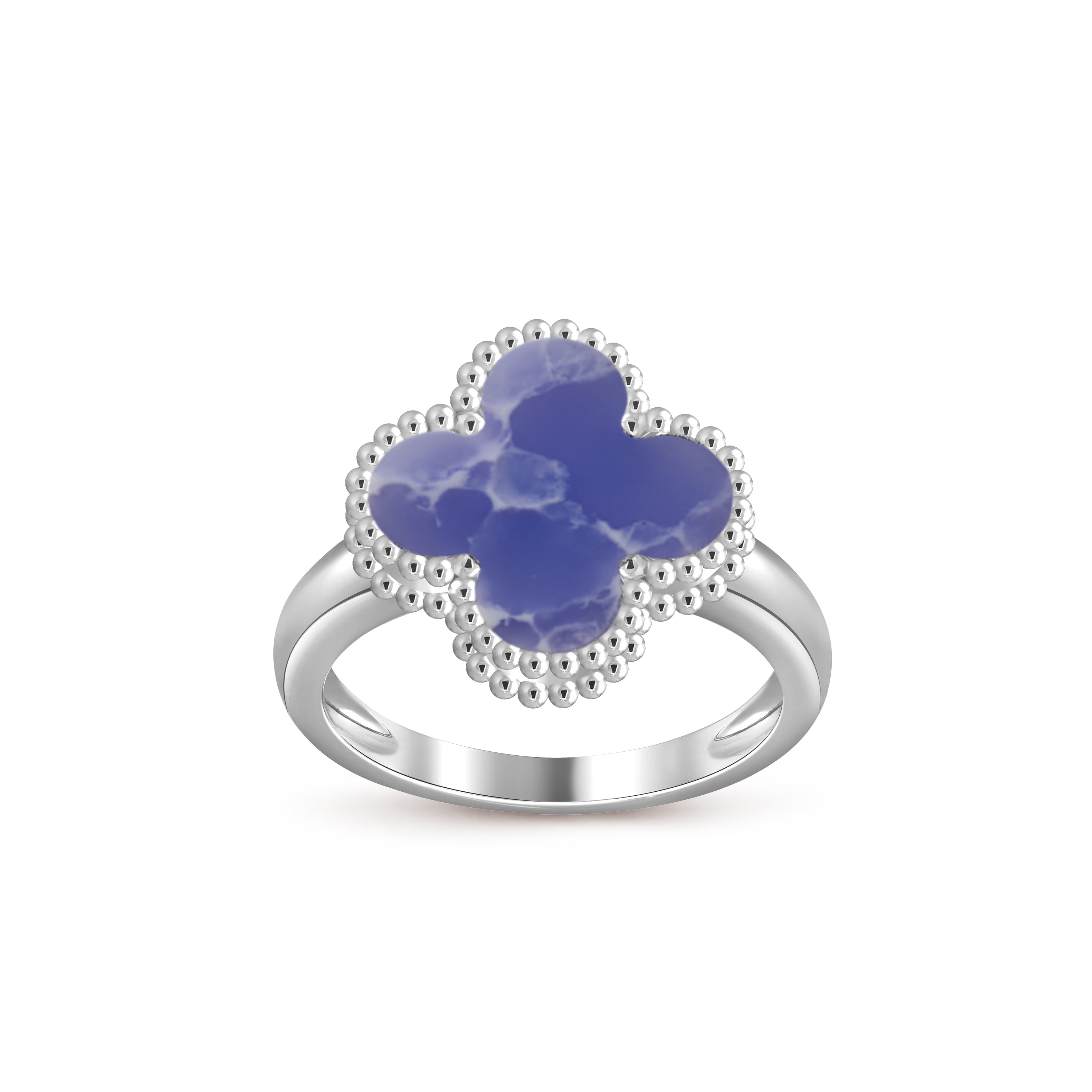 [LUXE JEWELRY]CLOVER SILVER RING COLLECTION