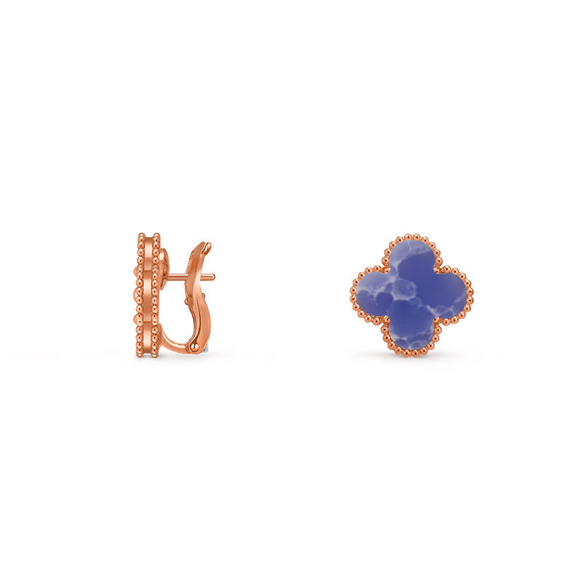 [LUXE JEWELRY]CLOVER 15MM MOP EARRINGS COLLECTION