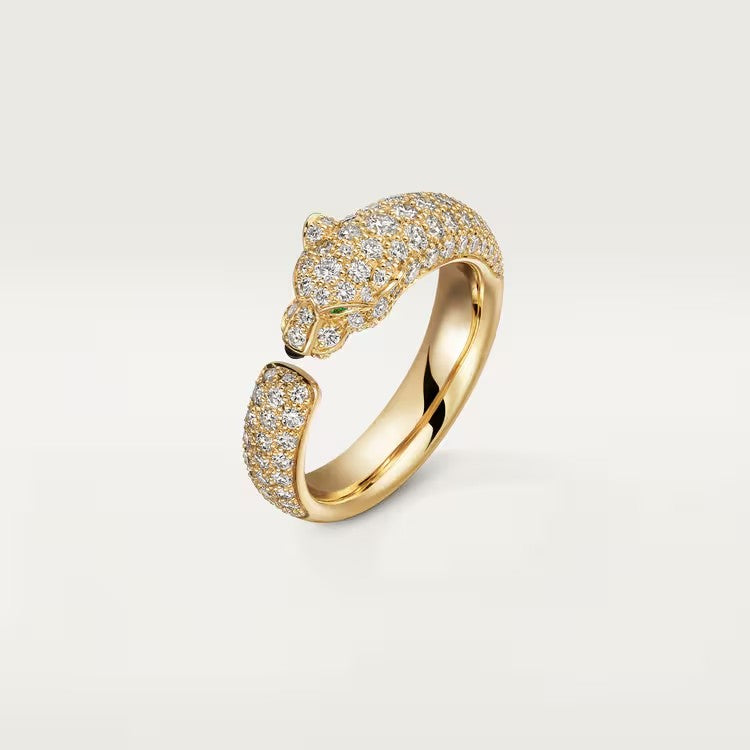 [LUXE JEWELRY] PANTHERE FULL DIAMOND SMALL RING