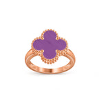 [LUXE JEWELRY]CLOVER RING ROSE GOLD COLLECTION