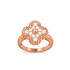 [LUXE JEWELRY]CLOVER RING ROSE GOLD COLLECTION