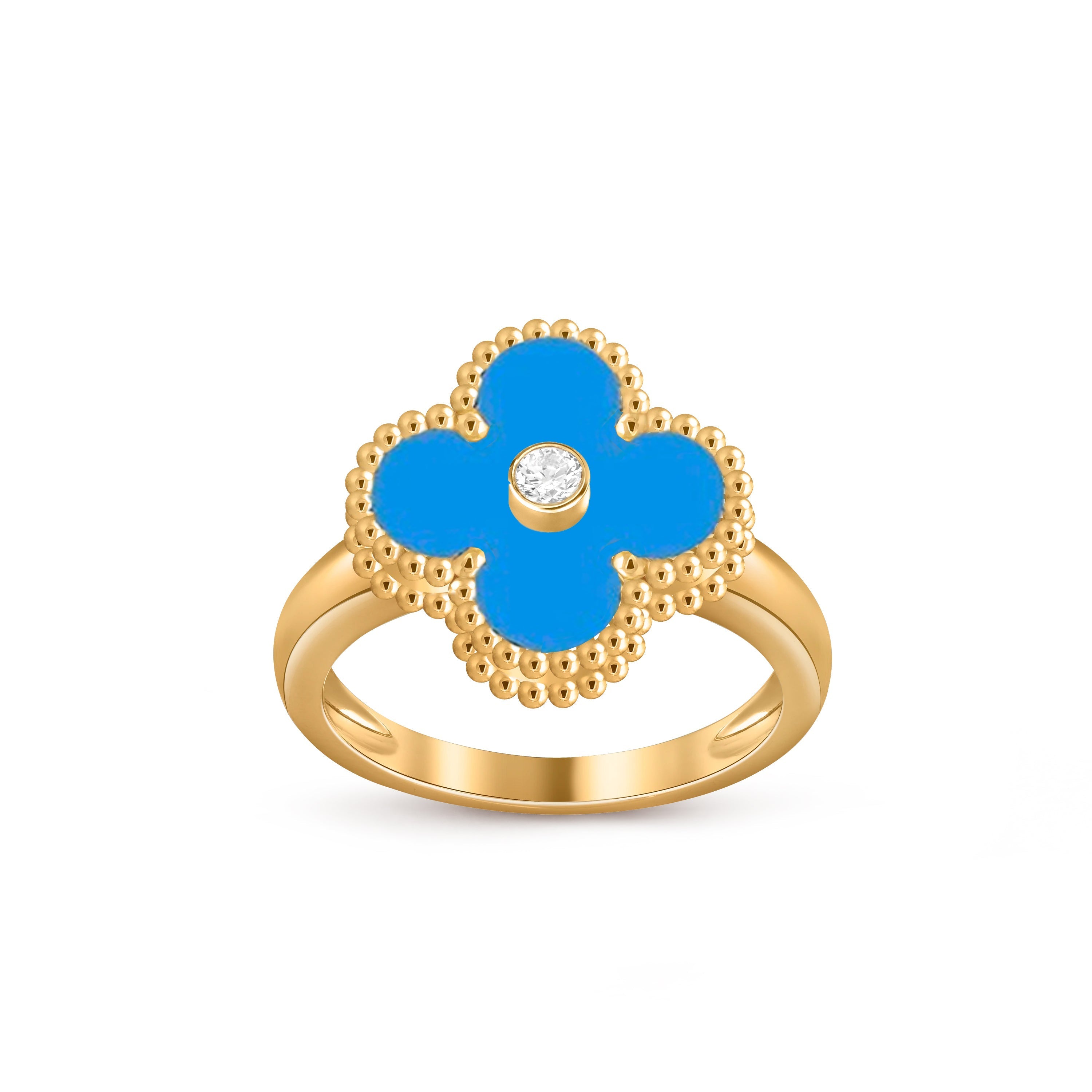 [Luxe]CLOVER DIAMOND RING GOLD COLLECTION