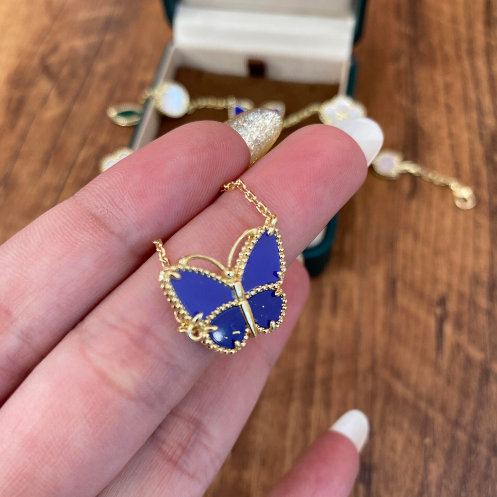 [LUXE JEWELRY] 2026 NEW LUCKY BUTTERFLY 1 MOTIFS NECKLACE