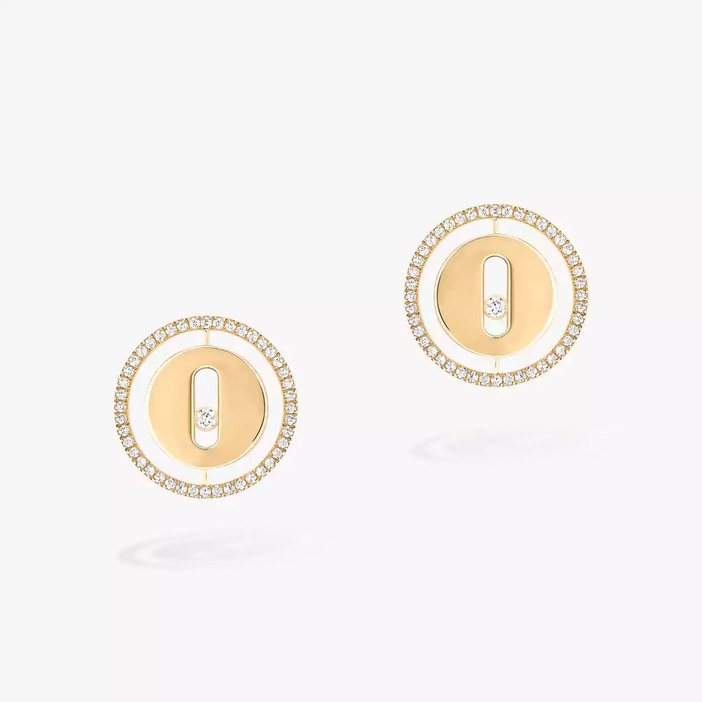 [LUXE JEWELRY]Lucky Move Diamond Earrings