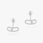 [Luxe Jewellery] MOVE UNO SILVER DIAMOND EARRINGS
