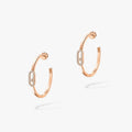 [Luxe Jewellery] CREOLES MOVE UNO PM DIAMOND EARRINGS