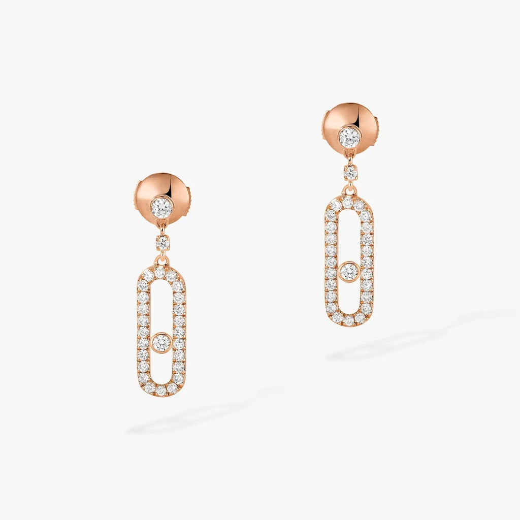 [LUXE JEWELRY]DORMEUSES MOVE UNO DIAMOND EARRINGS
