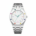 Oak Pop Exclusive Silver Steel Strap