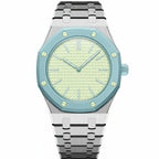 Oak Pop Exclusive Silver Steel Strap