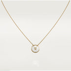 [Luxe]AMULETTE ROSE GOLD MOP NECKLACE