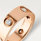 [LUXE JEWELRY] LOVE 5.5MM 6 DIAMOND RING