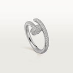 [LUXE JEWELRY] JUSTE RING 2.6MM FULL DIAMOND