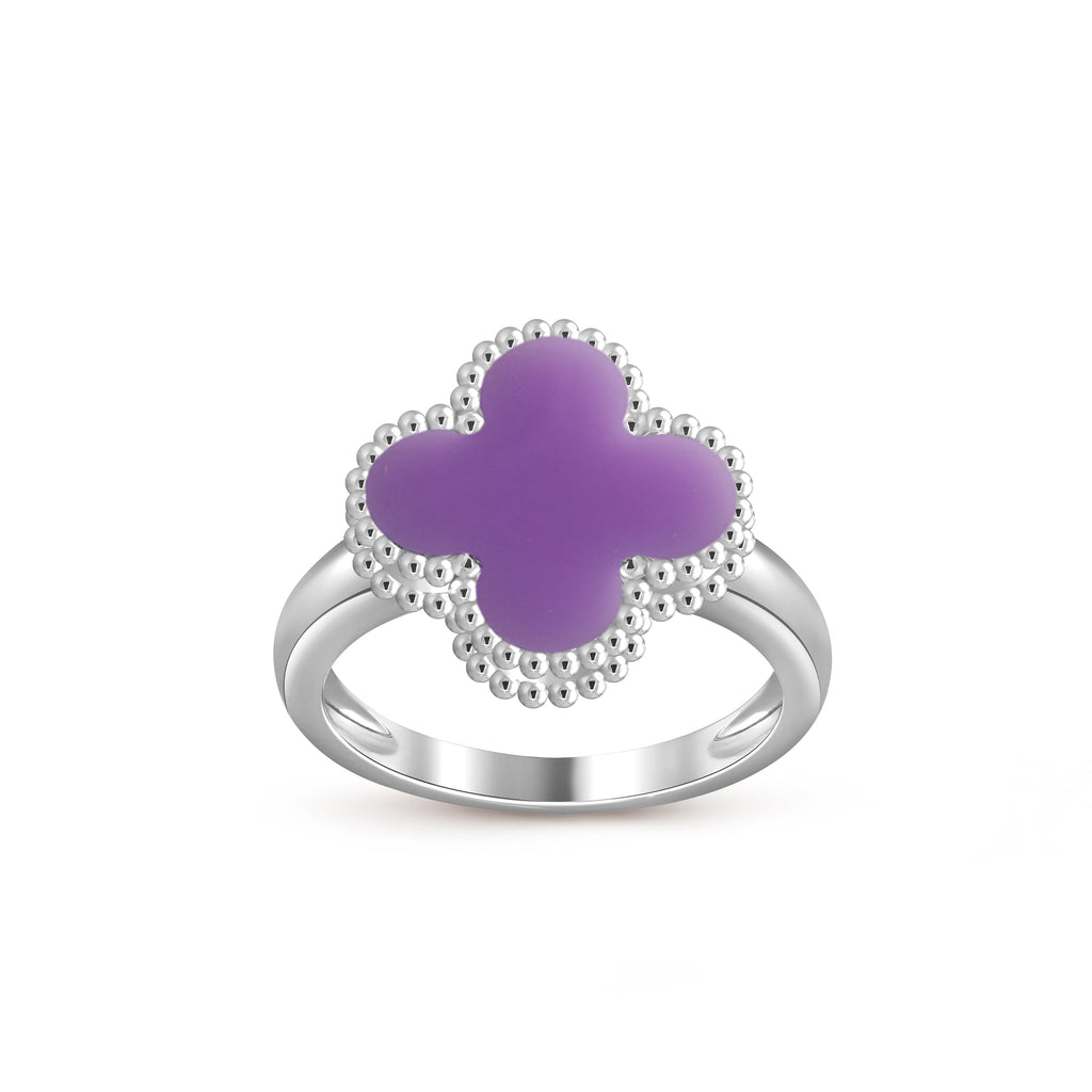 [LUXE JEWELRY]CLOVER SILVER RING COLLECTION