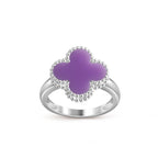 [LUXE JEWELRY]CLOVER SILVER RING COLLECTION