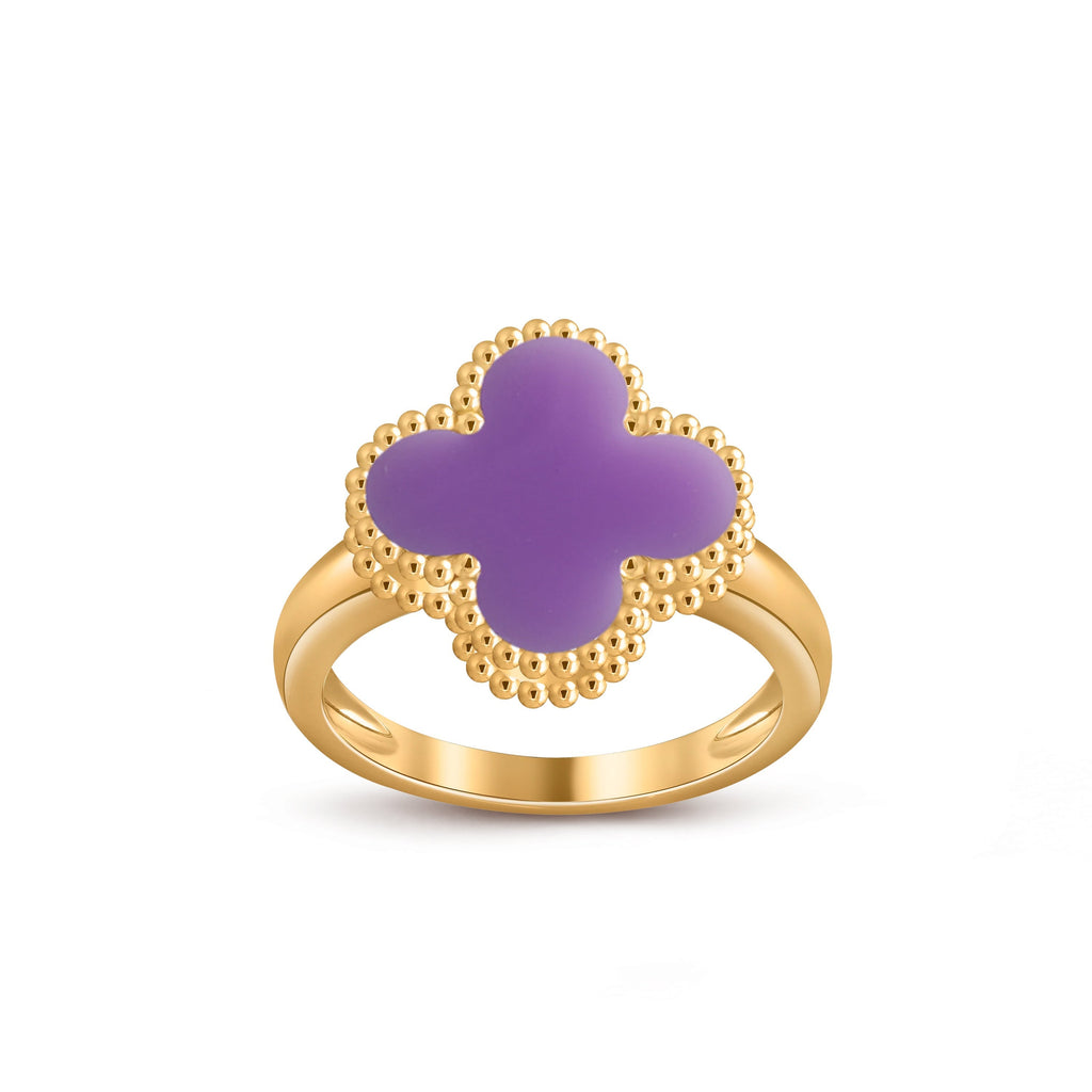[LUXE JEWELRY]CLOVER RING GOLD COLLECTION