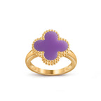 [LUXE JEWELRY]CLOVER RING GOLD COLLECTION