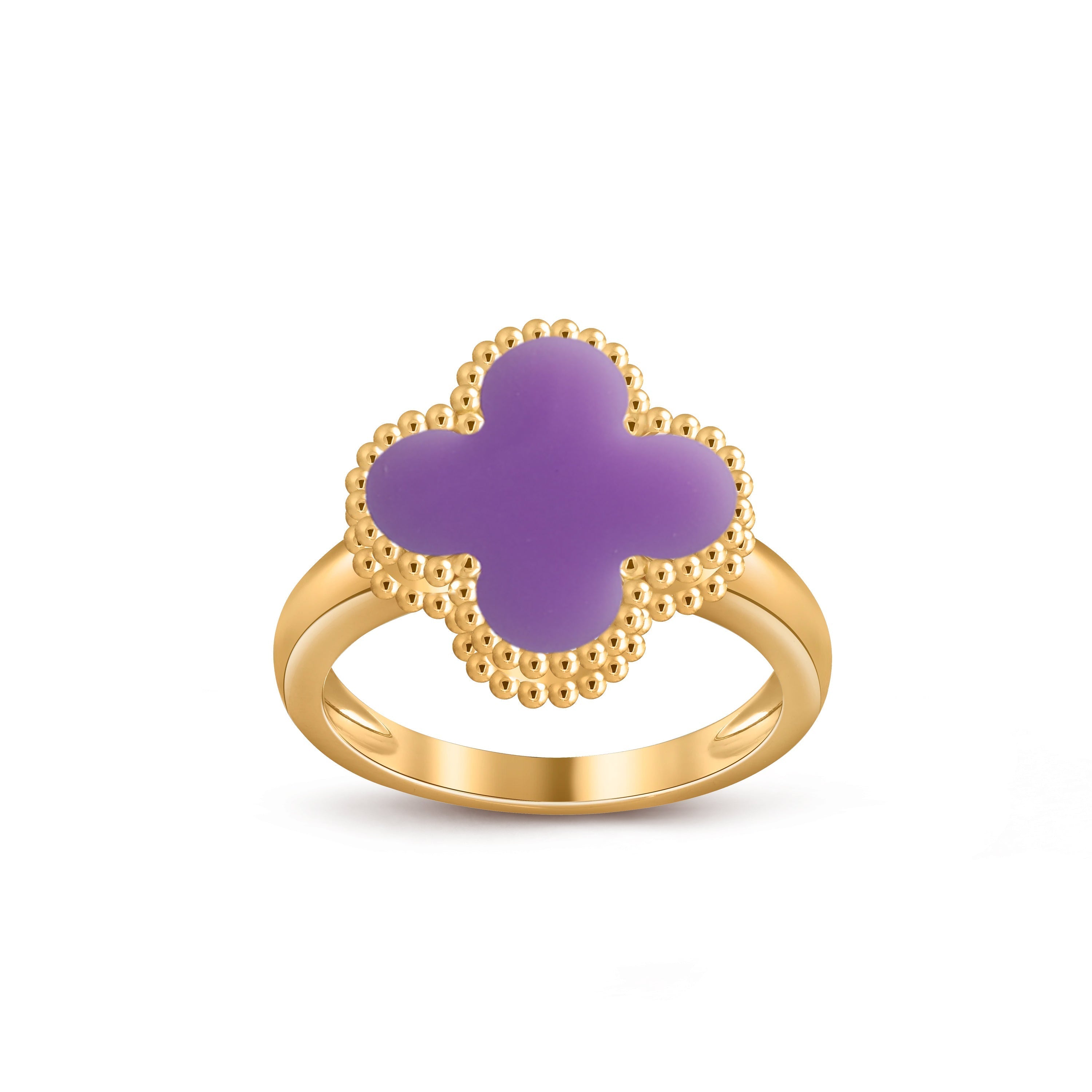 [LUXE JEWELRY]CLOVER RING GOLD COLLECTION