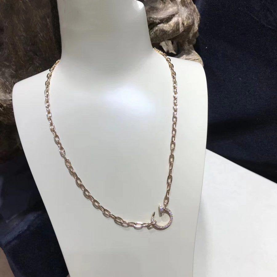 [LUXE JEWELRY] JUSTE NECKLACE FULL DIAMONDS