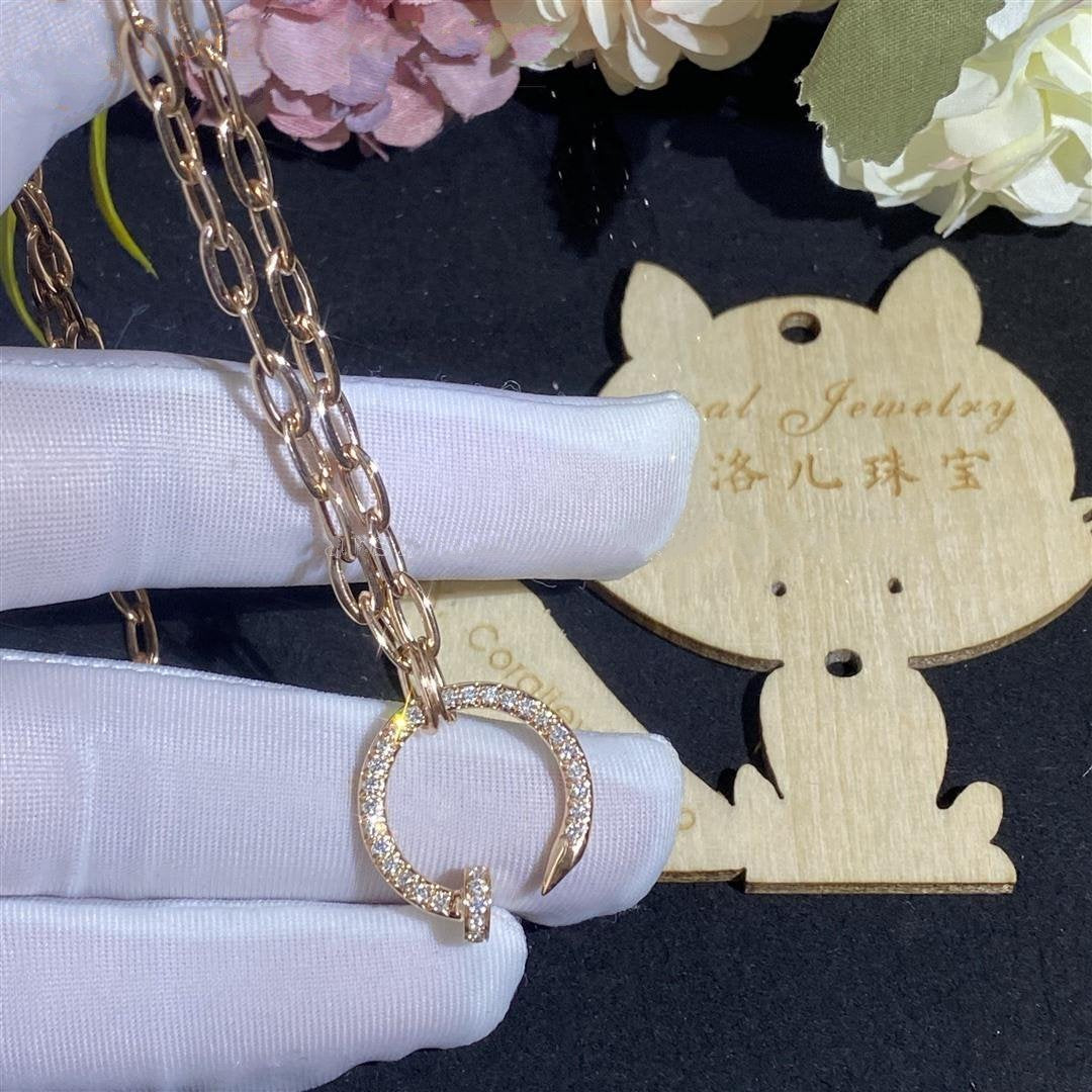 [LUXE JEWELRY] JUSTE NECKLACE FULL DIAMONDS
