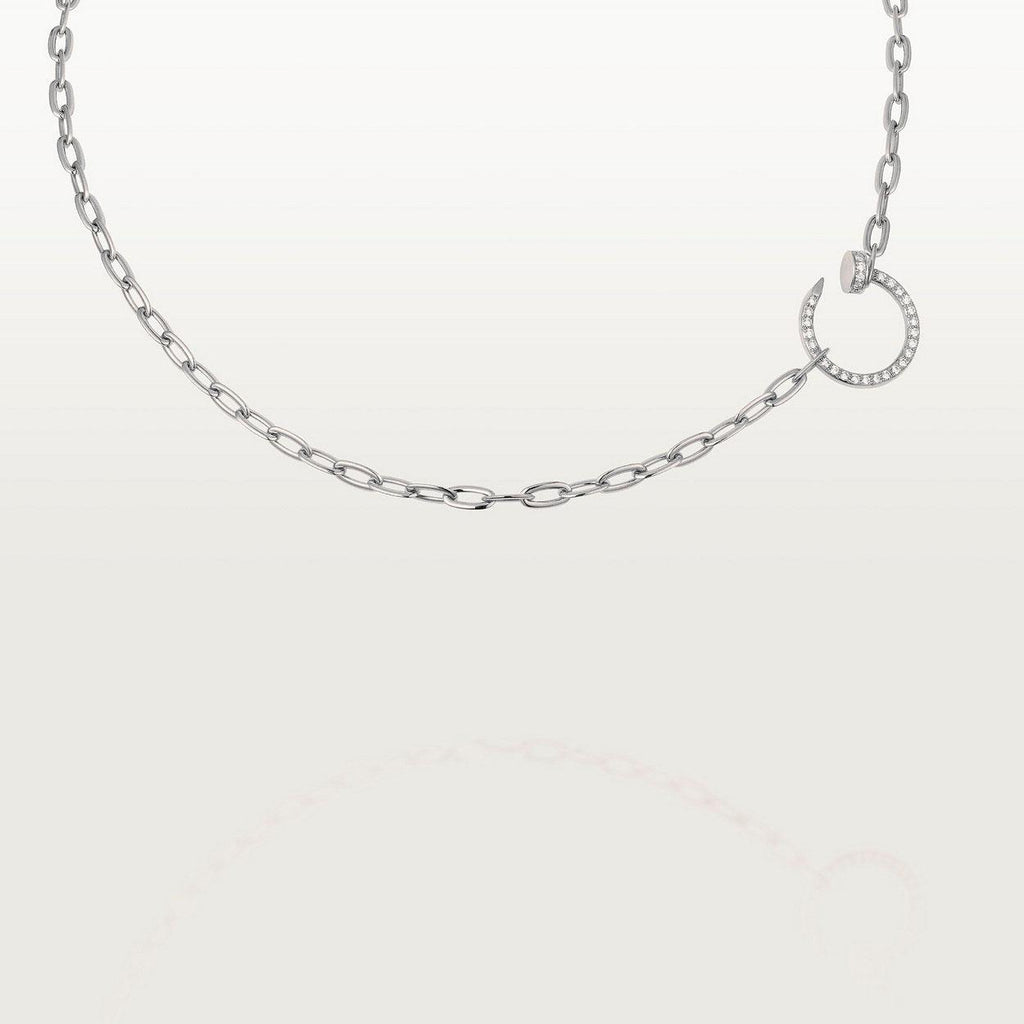 [LUXE JEWELRY] JUSTE NECKLACE FULL DIAMONDS