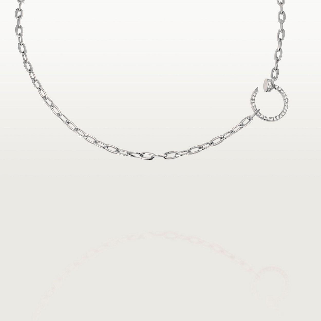 [LUXE JEWELRY] JUSTE NECKLACE FULL DIAMONDS