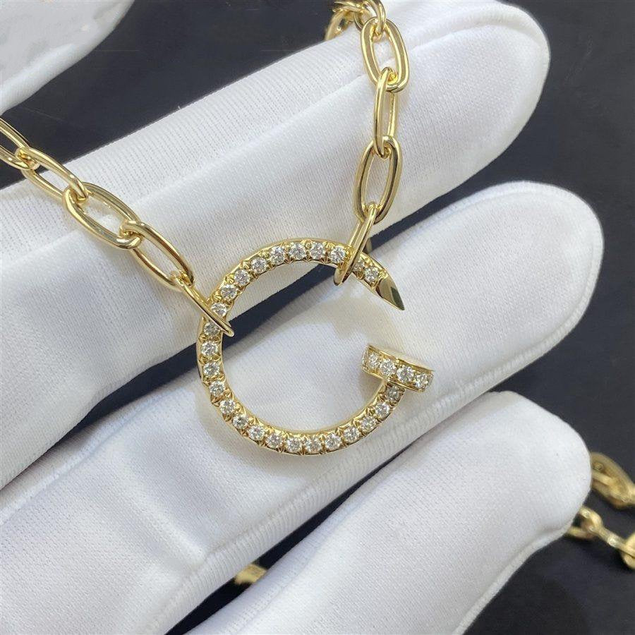[LUXE JEWELRY] JUSTE NECKLACE FULL DIAMONDS