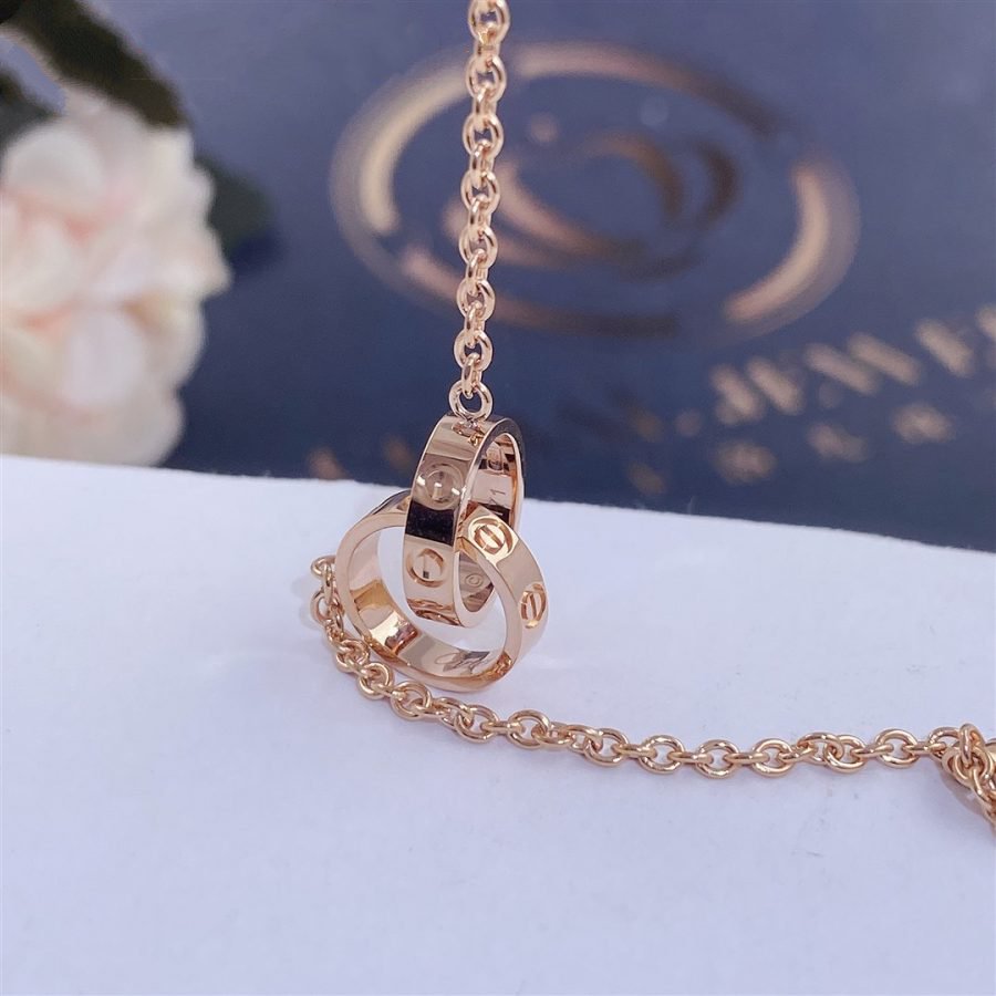 [LUXE JEWELRY] LOVE BRACELET DOUBLE RING