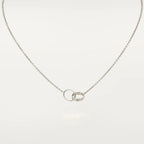 [Luxe]LOVE NECKLACE PINK GOLD AND SILVER