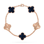 [LUXE JEWELRY]CLOVER 5 MOTIF PIETERSITE BRACELET COLLECTION