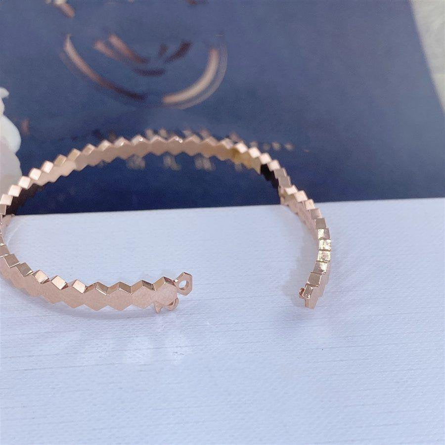 [LUXE JEWELRY]BEE LOVE PINK GOLD BRACELET