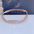 [LUXE JEWELRY]BEE LOVE PINK GOLD BRACELET